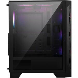Carcasa MSI MAG FORGE 120A B65, Mid Tower, RGB, Sursa 650W, 80+ Bronze, Negru