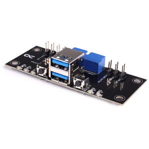 Alphacool ES Front I/O-Panel, 2xUSB 3.0
