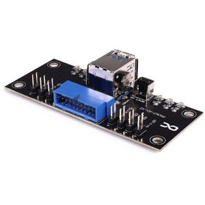 Alphacool ES Front I/O-Panel, 2xUSB 3.0