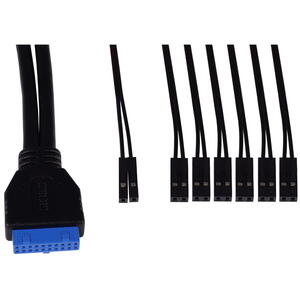 Alphacool ES Front I/O-Panel, 2xUSB 3.0
