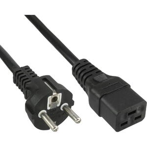 InLine cablu de alimentare 16658E, 16A Type F, socket IEC320/C19, 1.5m