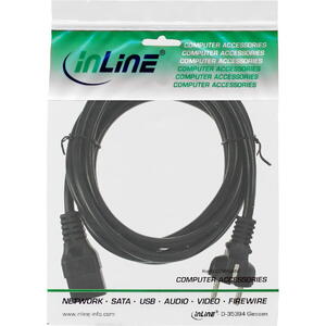 InLine cablu de alimentare 16658E, 16A Type F, socket IEC320/C19, 1.5m