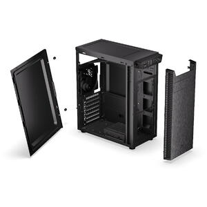 Carcasa ENDORFY Armis 100 Solid, Middle Tower, ATX, Negru