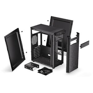 Carcasa ENDORFY Armis 100 Solid, Middle Tower, ATX, Negru