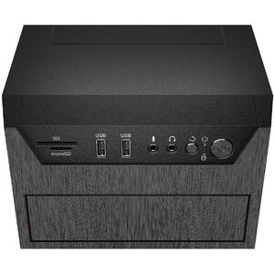 Carcasa ENDORFY Armis 100 Solid, Middle Tower, ATX, Negru