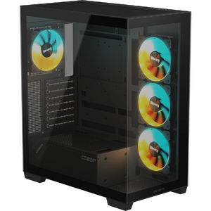 Carcasa GIGABYTE C500 PANORAMIC STEALTH, Mid-Tower, ATX, Negru