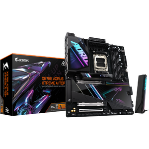 Placa de baza GIGABYTE X870E AORUS XTREME AI TOP, AM5, DDR5, BT, Wi-Fi, E-ATX, Negru