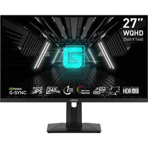 Monitor MSI G274QPX, Fast IPS, 27 inch, WQHD, 2560 x 1440, HDMI, DisplayPort, Pivot, 240 Hz, 1 ms, Negru