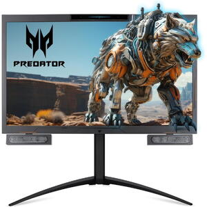 Monitor Acer Predator PSV27-2 SpatialLabs View 27", Ultra HD, 3840 x 2160, HDMI, DisplayPort, Boxe, 160Hz, 5ms, Stereoscopic 3D Display, Negru
