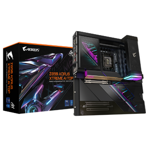 Placa de baza GIGABYTE Z890 A XTREME AI TOP, LGA1851, DDR5, BT, Wi-Fi, E-ATX, Negru