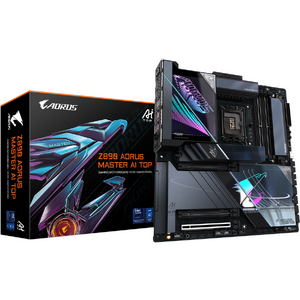Placa de baza GIGABYTE Z890 A MASTER AI TOP, LGA1851, DDR5, BT, Wi-Fi, E-ATX, Negru
