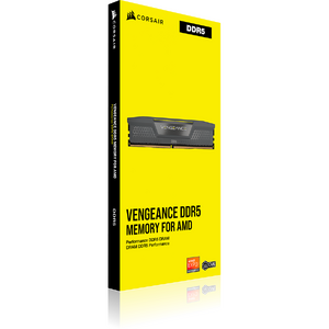 Corsair Memorie DDR5, 1x16GB, 5600MT/s, C40, 1.25V, AMD/Intel, Gri, VENGEANCE