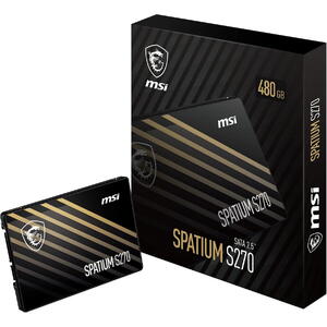 SSD MSI SPATIUM S270, 480GB, 2.5", SATA3 S78-440E350-P83