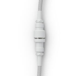 Glorious cablu tastatura Coiled Ghost, USB-C - USB-A, 1.37m, Alb