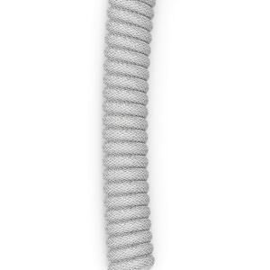 Glorious cablu tastatura Coiled Ghost, USB-C - USB-A, 1.37m, Alb