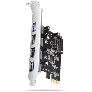 AXAGON Adaptor PCEU-430RS, PCIe controller, 4x ext. USB-A 5Gbps