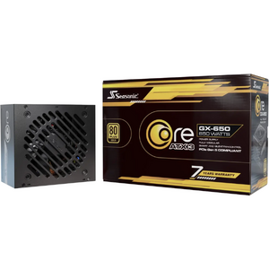 Sursa Seasonic Core GX-650-V2 ATX 3.1, 80 Plus Gold, 650W, Full Modulara, 12VHPWR, Negru SRP-CGX651-A5A32SF