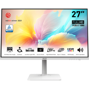 Monitor MSI Modern MD2712PW, IPS, 27 inch, Full HD, 1920 x 1080, HDMI, Boxe, Pivot, 100 Hz, 4 ms, Alb
