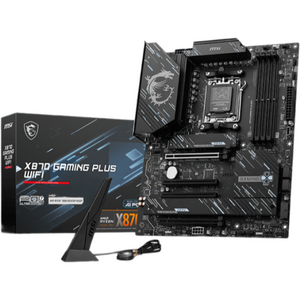 Placa de baza MSI X870 GAMING PLUS WIFI, AM5, DDR5, Wi-Fi, BT, ATX, Negru