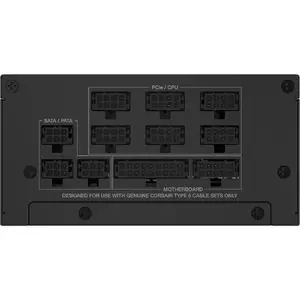 Sursa Corsair SF1000, SFX, 1000W, 80+ Platinum, Full Modulara, Negru