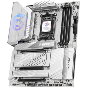 Placa de baza MSI MPG X870E EDGE TI WIFI, AM5, DDR5, BT, ATX, Alb