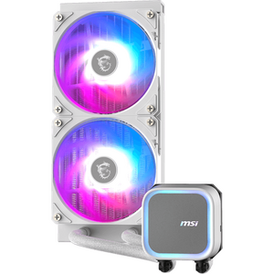 Cooler MSI MAG CORELIQUID A13 240 WHITE, Racire cu lichid, AIO 240mm, RGB, Intel/ AMD, Alb