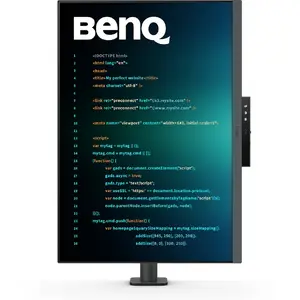 Monitor BenQ RD280UA, 28.2", IPS, UHD, 3840x2560, HDMI, DisplayPort, USB-C 90W, Boxe, Pivot, MoonHalo, Brat Flexibil, 5ms, Negru