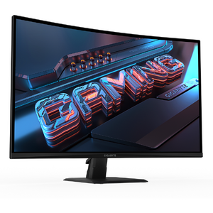 Monitor GIGABYTE GS32QCA , 31.5", VA, QHD, 2560 x 1440, 180Hz , HDMI, Display Port, Curbat, 1ms, Negru