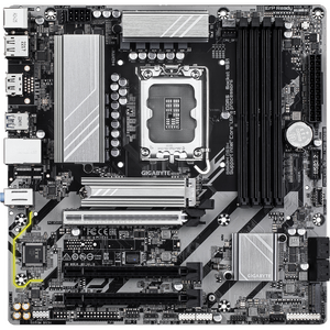 Placa de baza GIGABYTE B860M DS3H, LGA1851, DDR5, Negru/Gri