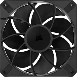 Ventilator Corsair RS120 MAX 120mm PWM, 2000 RPM, Negru