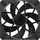 Ventilator Corsair RS140 MAX 140mm PWM, 1600 RPM, Negru
