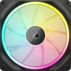 Ventilator Corsair iCUE LINK LX120 RGB 120mm PWM, 400 - 2400 RPM, Negru