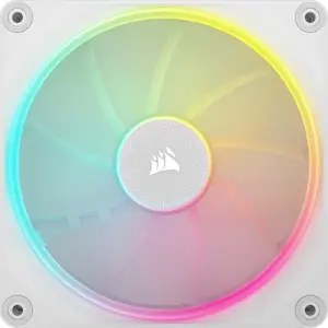 Ventilator Corsair iCUE LINK LX120 RGB 120mm PWM, 400 - 2400 RPM, Alb