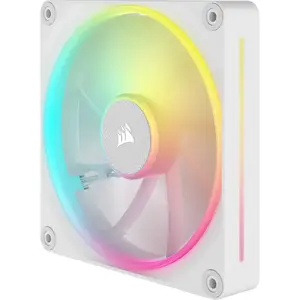 Ventilator Corsair iCUE LINK LX120 RGB 120mm PWM, 400 - 2400 RPM, Triple Pack, Alb