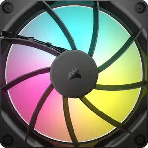 Ventilator Corsair RS120 ARGB 120 PWM, 420 - 2100 RPM, Negru