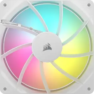 Ventilator Corsair RS140 ARGB 140mm PWM, 330 - 1700 RPM, Alb