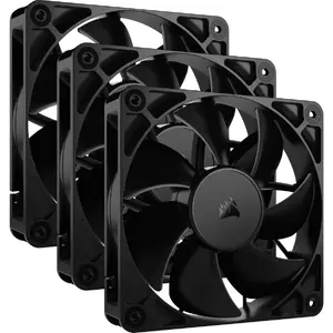 Ventilator Corsair RS120 120mm PWM, 420 - 2100 RPM, Triple Pack, Negru