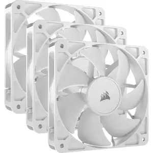Ventilator Corsair RS120 120mm PWM, 420 - 2100 RPM, Triple Pack, Alb