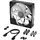 Ventilator Corsair iCUE LINK RX120 MAX RGB 120mm PWM, 400 - 2000 RPM, Triple Pack, Negru