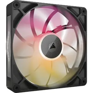 Ventilator Corsair iCUE LINK RX120 MAX RGB 120mm PWM, 400 - 2000 RPM, Triple Pack, Negru