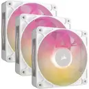 iCUE LINK RX120 MAX RGB 120mm PWM, 400 - 2000 RPM, Triple Pack, Alb