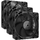 Ventilator Corsair iCUE LINK RX120 MAX 120mm PWM, 400 - 2000 RPM, Triple Pack, Negru