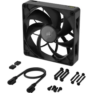 Ventilator Corsair iCUE LINK RX140 MAX 140mm PWM, 300 - 1600 RPM, Negru