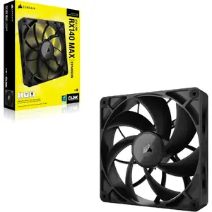 Ventilator Corsair iCUE LINK RX140 MAX 140mm PWM, 300 - 1600 RPM, Negru