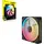 Ventilator Corsair iCUE LINK LX140-R RGB 140mm PWM Reverse, 2000 RPM, Negru