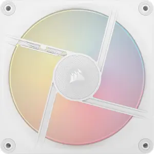 Ventilator Corsair iCUE LINK LX120-R RGB 120mm PWM Reverse, 2400 RPM, Triple Pack, Alb