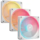 iCUE LINK LX120-R RGB 120mm PWM Reverse, 2400 RPM, Triple Pack, Alb