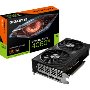 GIGABYTE GeForce RTX 4060 Ti WINDFORCE OC V2 8G, 128 bit, Negru