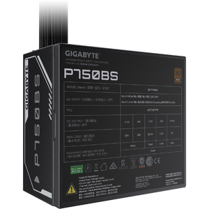Sursa GIGABYTE P750BS, 750W, 80+ Bronze, Negru