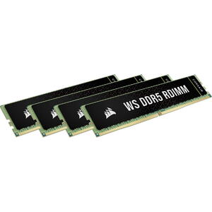 Corsair Memorie DDR5 ECC RDIMM WS, 128GB, KIT 8x16GB, 5600MT/s, 1.25V, C40, XMP, Negru
